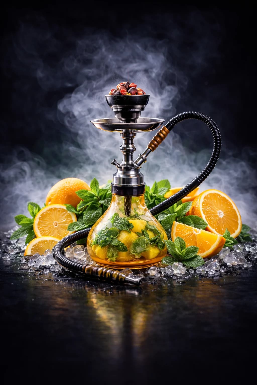 Orange Mint premium hookah flavour at His & Hers Lounge Philadelphia